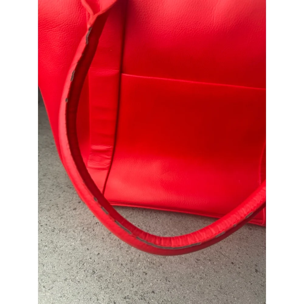 Women's Vessel Tote Bag Red/Silver One Size